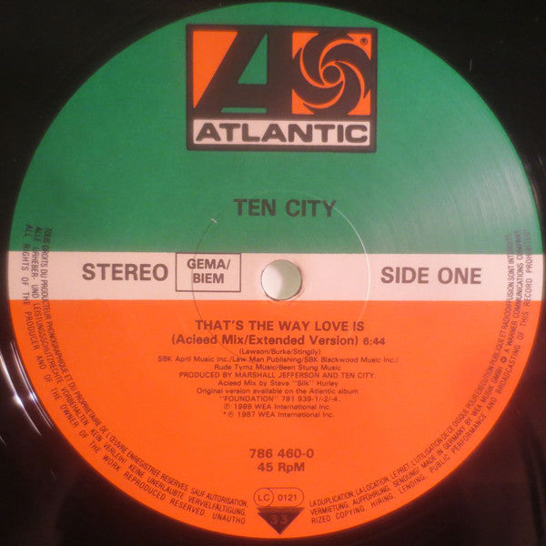 Buy Ten City : That's The Way Love Is (12