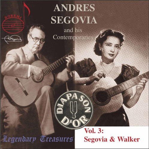the album cover for AndrÃ©s Segovia - His Contemporaries 3