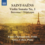 the album cover for Fanny Clamagirand - Works for Violin & Piano 1