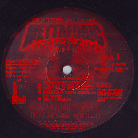 Mettaforic : Premonitionz (12", Smplr)