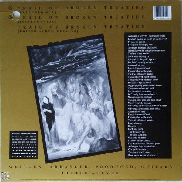 Little Steven : Trail Of Broken Treaties (12", Single)