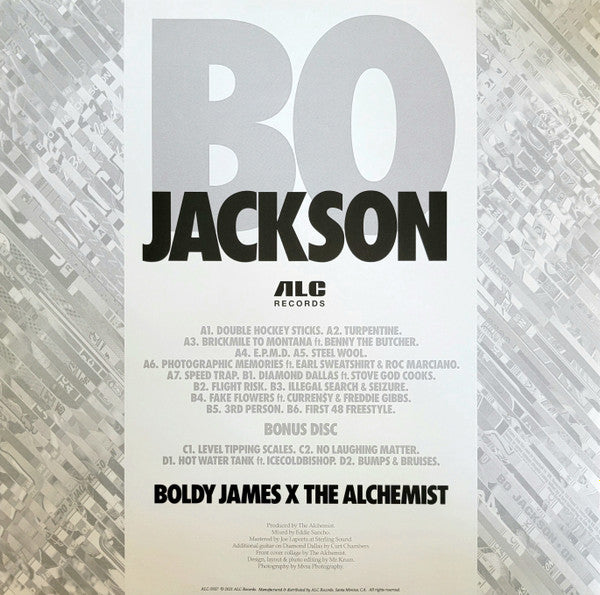 Buy Boldy James X Alchemist : Bo Jackson (LP, Album + LP, Bon +