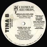 Tina B : Miracles Explode (12", Promo)