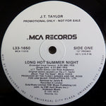 J.T. Taylor : Long Hot Summer Night (12", Single, Promo)