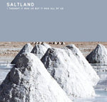 the album cover for Saltland - I Thought It Was Us But It Was All of Us