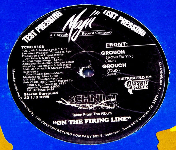 Schnitt Acht : Grouch (12", Single, TP)