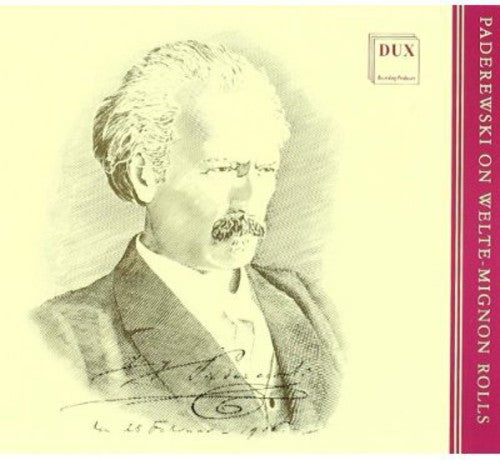 the album cover for Ignacy Jan Paderewski - Paderewski Recordings on Welte-Mignon Rolls