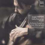 the album cover for Haydn / Polish Sinfonia Iuventus / Minighetti - Cello Concerto in C & D Major
