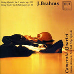 the album cover for Brahms / Camerata Quarteti / Klocek / Styczynski - String Quintet & Sextet