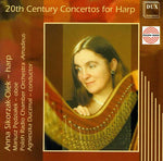 the album cover for Grandjany / Debussy / Lutoslawski / Moss - 20th Century Concertos for Harp
