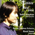 the album cover for Schumann / Taira / Warsaw Symphony Orch / Sewen - Piano Concerto in A minor Op 54