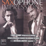 the album cover for Pawel Gusnar - Saxophone Impressions