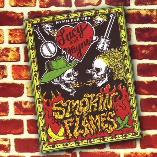 the album cover for Hymn For Her - Lucy & Waynes Smokin Flames