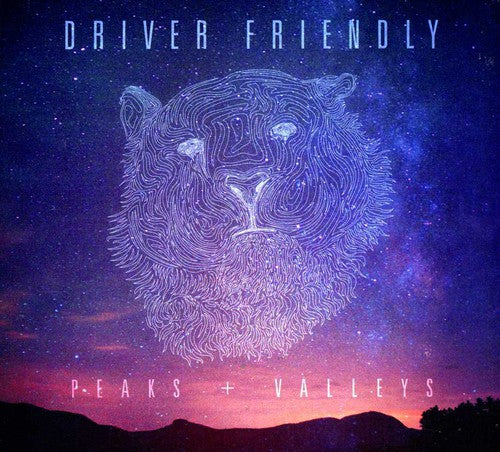 the album cover for Driver Friendly - Peaks + Valleys