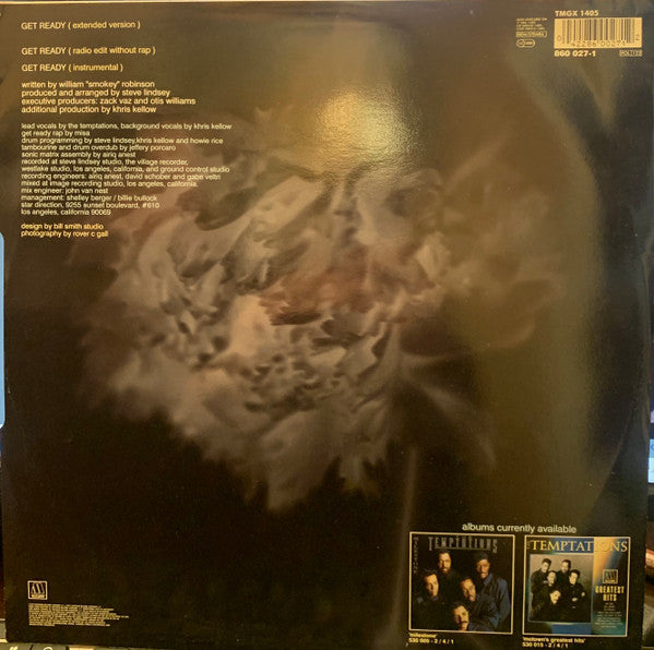 The Temptations : Get Ready (12", Single)