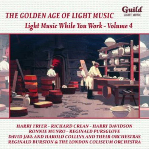 the album cover for Light Music While You Work 4 / Various - Light Music While You Work 4 / Various