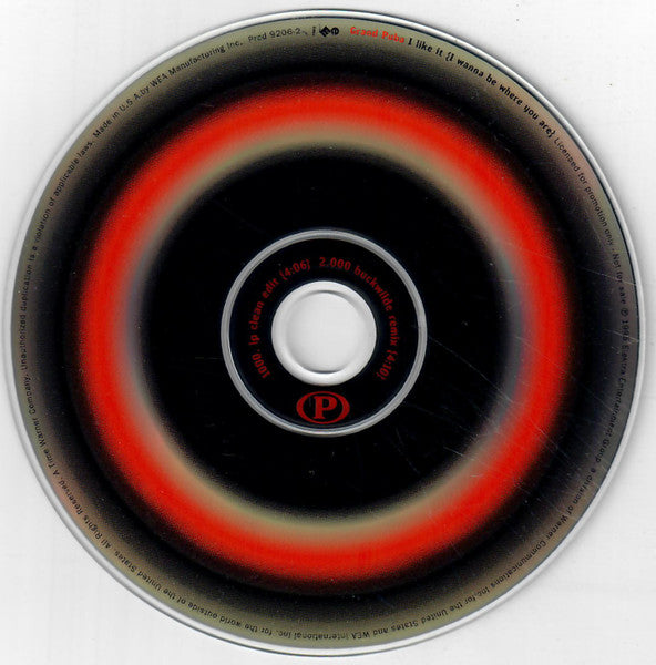 Grand Puba : I Like It (I Wanna Be Where You Are) (CD, Single, Promo)