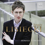 the album cover for Jan Lisiecki - Homage to Brahms