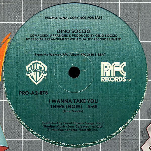 Gino Soccio : S-Beat (12", Promo)