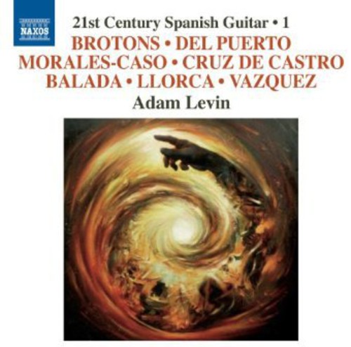 the album cover for Adam Levin - 21st Century Spanish Guitar