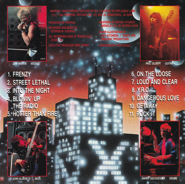Racer X With Paul Gilbert : Street Lethal (CD, Album, RP)