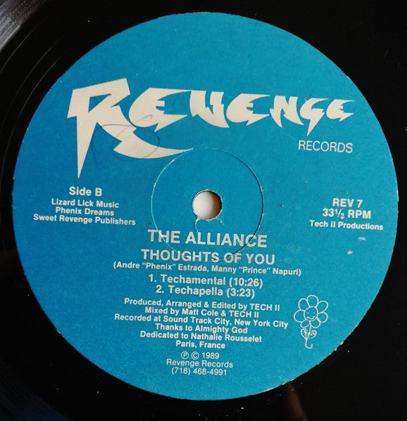 The Alliance (30) : Thoughts Of You (12")