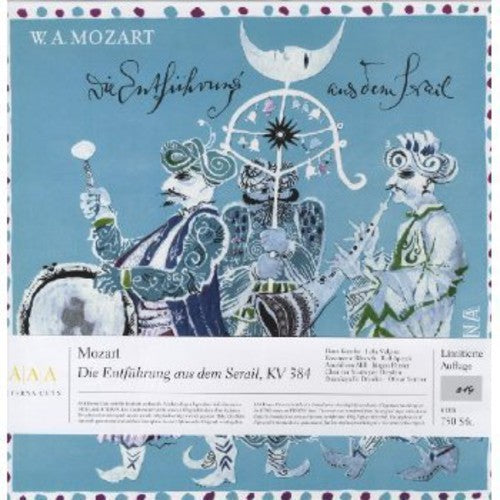 the album cover for Mozart / Dresden Staatskapelle / Suitner - Die Entfuhrung Aus Dem Serail