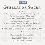 the album cover for Monteverdi / Ensemble Primi Toni - Ghirlanda Sacra [Digipak]