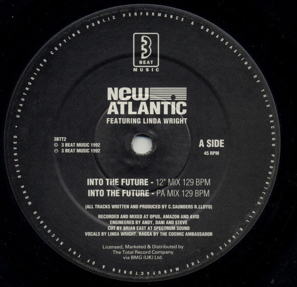 New Atlantic Featuring Linda Wright : Into The Future (12")