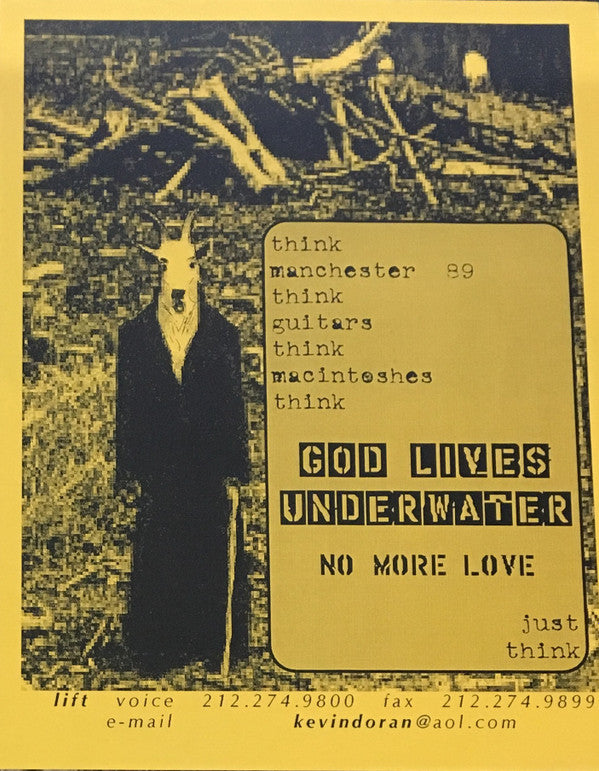 God Lives Underwater : No More Love (12", Promo)
