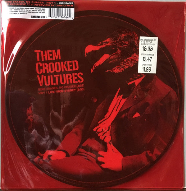 Them Crooked Vultures : Mind Eraser, No Chaser / HWY 1 (10", RSD, Pic)