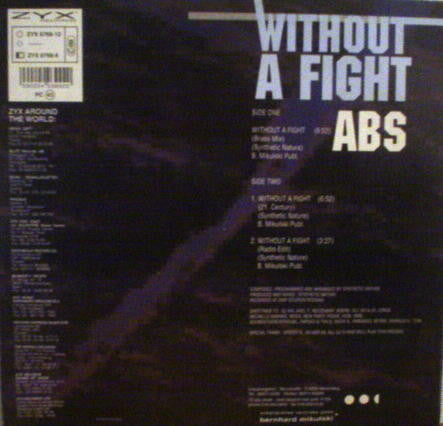ABS : Without A Fight (12", Maxi)
