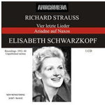 the album cover for Richard Strauss - Vier Letzte Lieder Ariadne Au