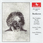 the album cover for Anthony Cooke - Complete Works for Cello & Piano