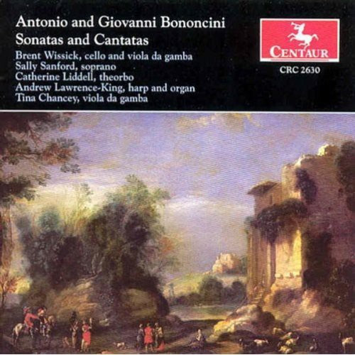 the album cover for Antonio Bononcini & Giovanni / Colombi / Wissick - Sonatas & Cantatas
