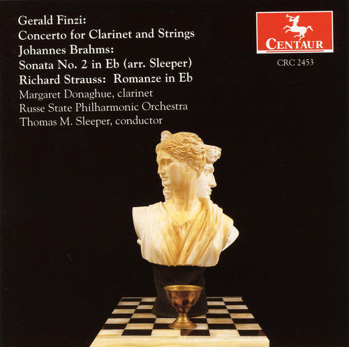 the album cover for Margaret Donaghue - Concerto for Clarinet & Strings / Sonata 2 in E FL