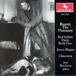 the album cover for F. BUSONI - Visionary: Piano Works