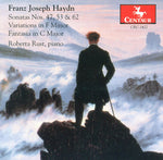the album cover for Haydn / Rust - Piano Sonatas #47,53 & 62