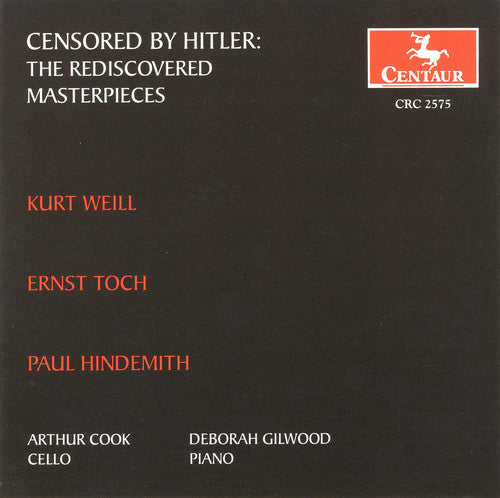 the album cover for Arthur Cook - Censored By Hitler: Rediscovered Masterpieces
