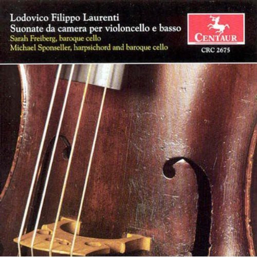 the album cover for Laurenti / Freiberg / Sponseller - Suonate Da Camera Per Violoncello E Basso
