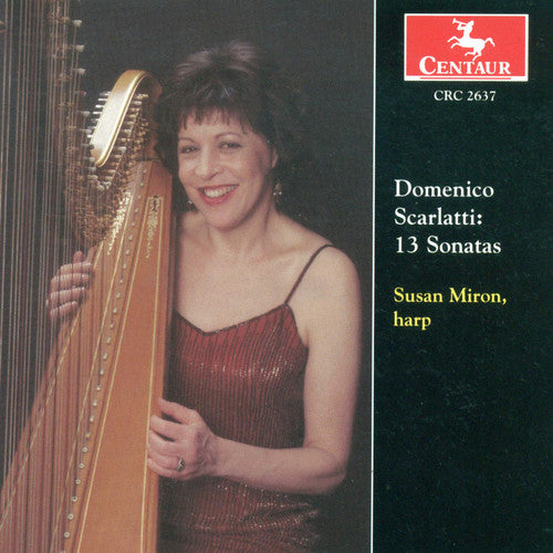 the album cover for Susan Miron - 13 Sonatas Transcribed for Harp By Susan Miron