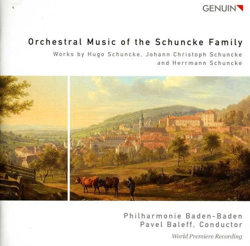 the album cover for Pavel Baleff - Orchestral Music of the Schuncke Family