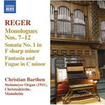 the album cover for Christian Barthen - Organ Works 13