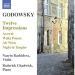 the album cover for Roderick Chadwick - Twelve Impressions Avowal Waltz Poems Alt Wien
