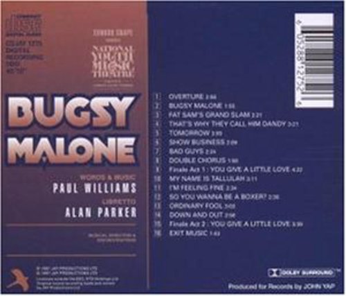 the album cover for Bugsy Malone - Bugsy Malone