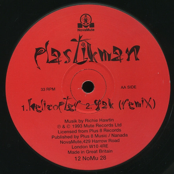 Plastikman : Spastik (12")