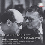 the album cover for Shostakovich / Rostropovich / Czech Philharmonic - Rostropovich Plays Shostakovich