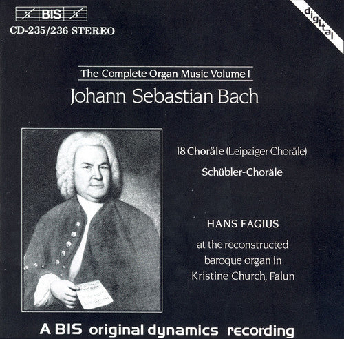 the album cover for HANS FAGIUS - 18 Chorales for Organ Percussions