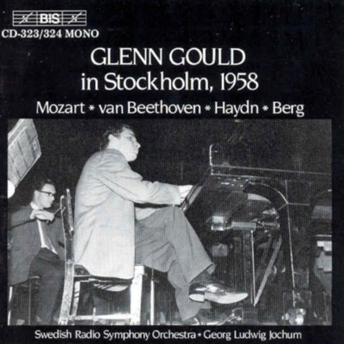 the album cover for Glenn Gould - Piano Sonatas