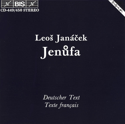 the album cover for Wieslaw Ochman - Jenufa Complete Opera Sung in Czech